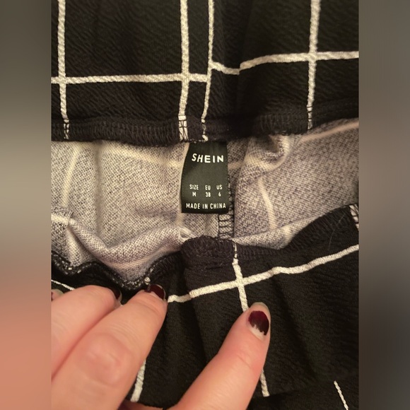 Grid pattern slacks - Picture 2 of 4